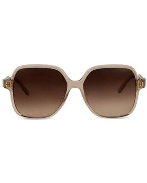 Ferragamo Eyewear Square-Frame Sunglasses - Brown
