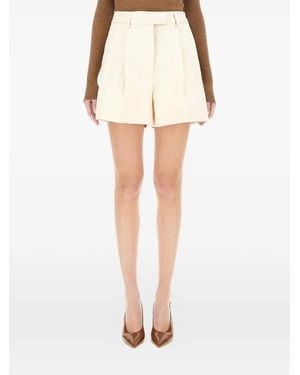 Thelatest Pleated Shorts - White
