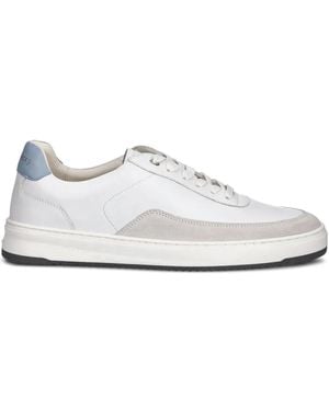 Filling Pieces スエードパネル スニーカー - ホワイト