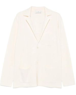 Della Ciana Wool-Cashmere Cardigan - White