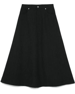 Nanushka Cintia Midi Skirt - Black