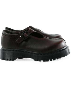 Dr. Martens Buckle-Fastening Platform Loafers - Black