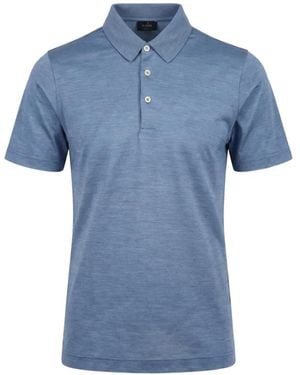 Arte' Short-Sleeve Polo Shirt - Blue