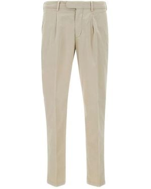 Devore Silk-Blend Pants - Natural