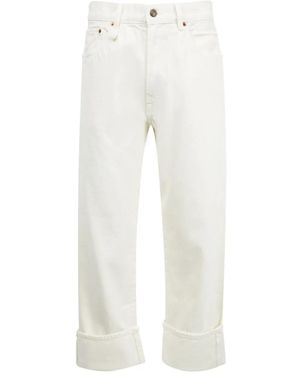 R13 Cuffed X-Bf Jeans - White