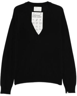 Extreme Cashmere Ben Pullover Mit V-Ausschnitt - Schwarz