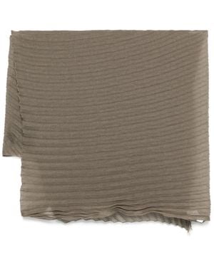 Issey Miyake Plissierter Schal - Braun