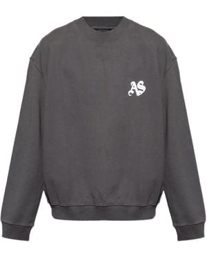 AllSaints Icon Crew-Neck Sweatshirt - Grey