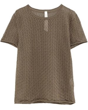 Lauren Manoogian Cotton Top - Brown