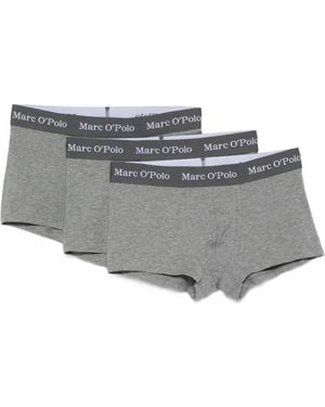 Marc O' Polo Logo-Waistband Boxers (Set Of Three) - Gray