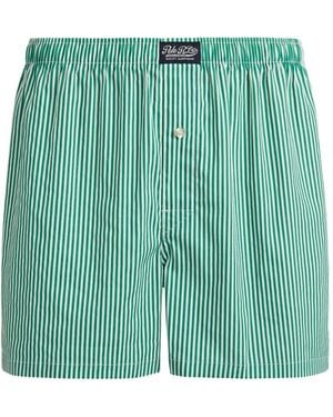 Polo Ralph Lauren Striped-Pattern Boxers - Green