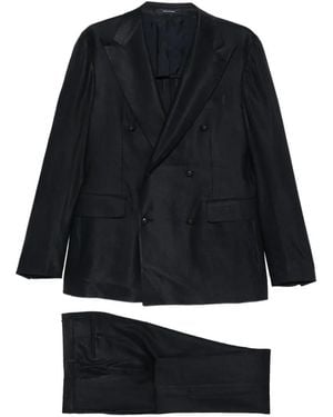 Tagliatore Double-Breasted Suit - Black