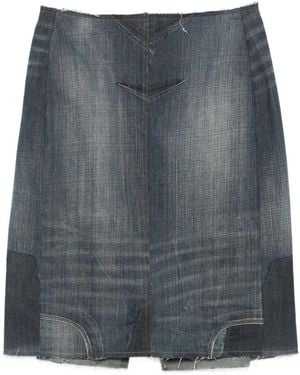 Facon Jacmin Julie Midi Skirt - Grey