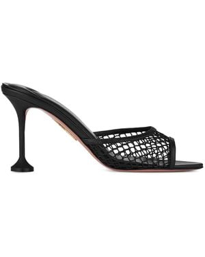 Aquazzura Sandali A Punta - Nero