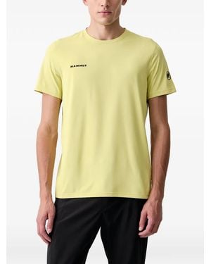 Mammut Selun Fl Logo-Print T-Shirt - Green