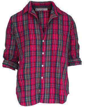 Frank & Eileen Plaid-Pattern Shirt - Red