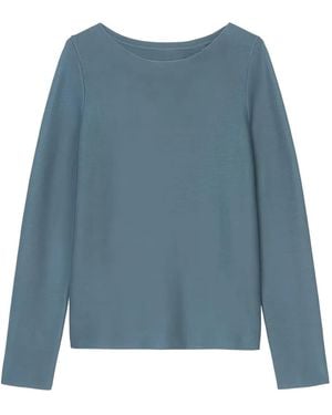 Marc O' Polo Long-Sleeve Knitted Top - Blue
