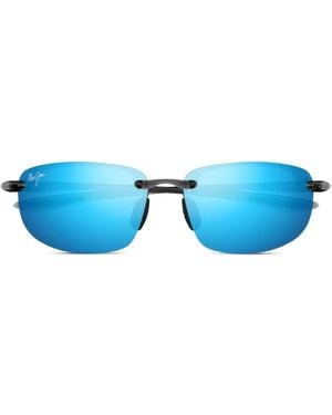 Maui Jim Ho'Okipa Rimless Sunglasses - Blue