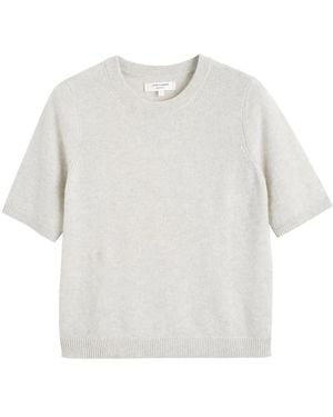 Chinti & Parker Cashmere T-Shirt - White