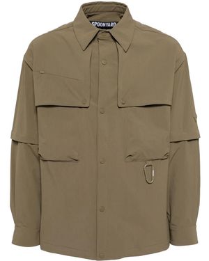 Spoonyard Camisa De Manga Removible - Verde