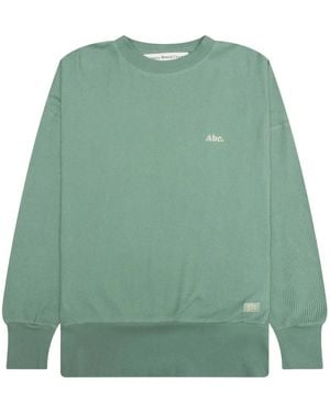 Advisory Board Crystals Pull Gaufré À Col Rond - Vert