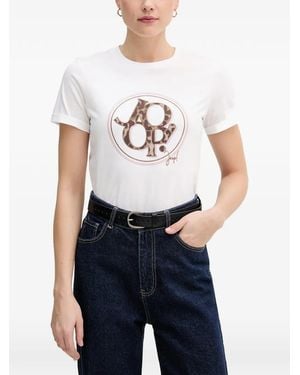 Joop! T-Shirt Mit Strass - Blau
