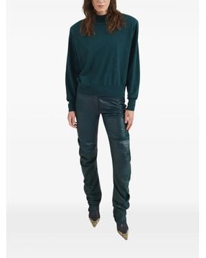 Frankie Shop Rue Pullover Mit Stehkragen - Grün
