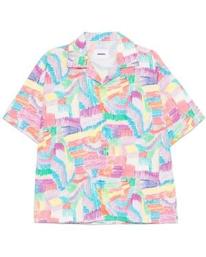 Bonsai Abstract-Print Shirt - White