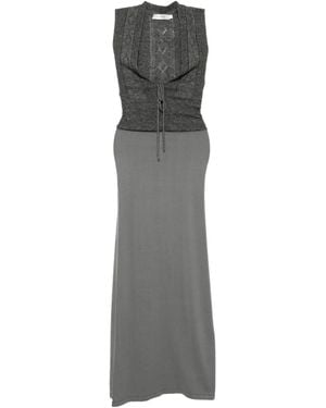 AYA MUSE Caius Maxi Dress - Grey