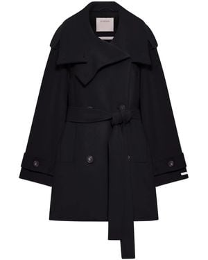 Sportmax Belted Wool Coat - Blue