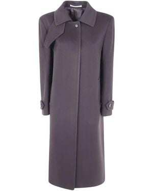 Tagliatore Bethany Single-Breasted Coat - Purple