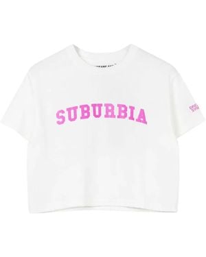 Dreamland Syndicate Suburbia Cropped-T-Shirt - Pink