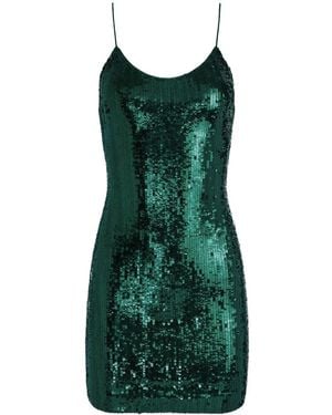 Alice+Olivia■Nessa Sequined Empire Dress■ドレス Alice + Olivia Nessa Dusty Rose Sequined Empire Waist Mini