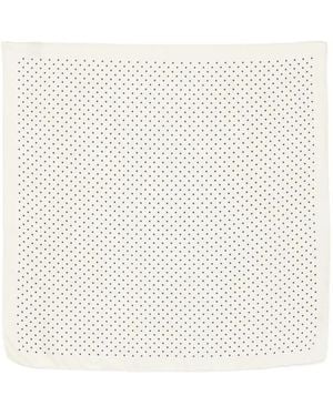 Destin Polka-Dot Pino Bandana - White