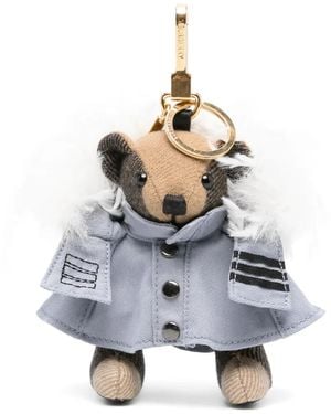Burberry Thomas Bear Keyring - White
