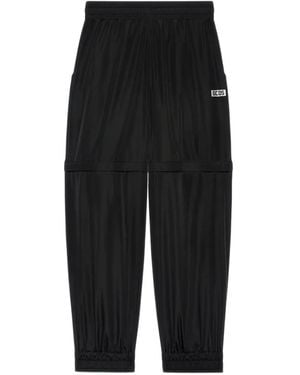 Gcds Panelled Track Trousers - Black