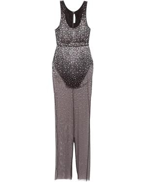 Alex Perry Kleid mit Verzierung - Braun