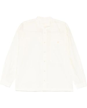 Toogood Physician Band-Collar Shirt - White