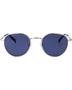 Tommy Hilfiger ラウンドフレーム サングラス - ブルー