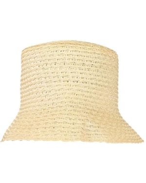 Eleventy Woven Bucket Hat - Natural