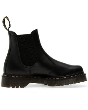 Dr. Martens 2976 Bex Enkellaarzen Met Elastisch Vlak - Zwart