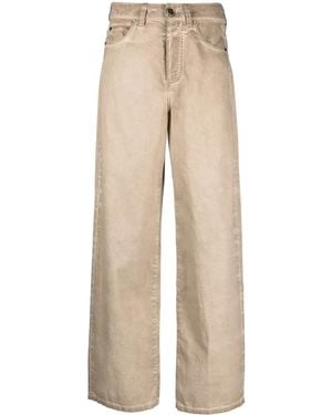 Uma Wang High-Waisted Straight-Leg Jeans - Natural