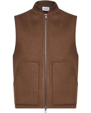 D4.0 Patch-Pocket Gilet - Brown