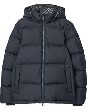 Burberry パデッドジャケット - ブルー