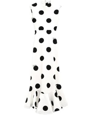 Jacquemus The Palmier Dress With Dots - White