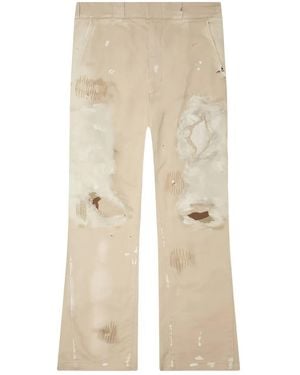 GALLERY DEPT. Pantaloni Effetto Vissuto - Neutro