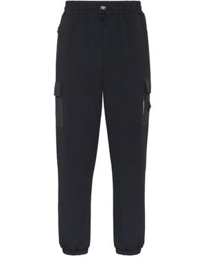 Philipp Plein Joggers Con Tasche Cargo - Blu