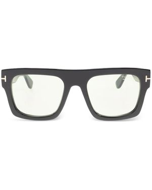 Tom Ford Zonnebril Met Oversized Montuur - Zwart