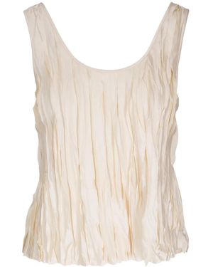 Vince Crushed Tank Top - Natural
