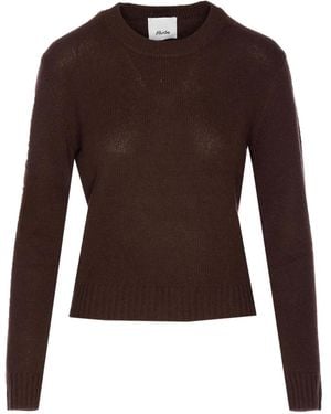Allude Kaschmirpullover Mit Rundhalsausschnitt - Braun